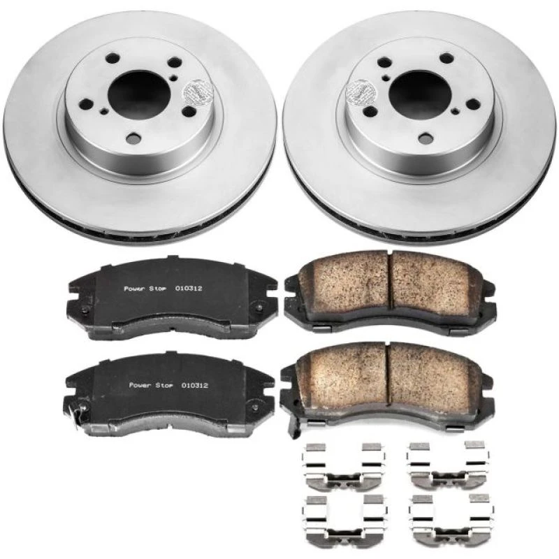 Power Stop Front Z17 Evolution Geomet Coated Brake Kit for 93-96 Subaru Impreza