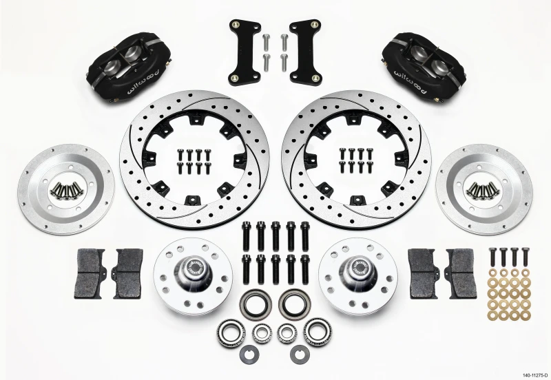 Wilwood Forged Dynalite Vorderes Kit 12,19 Zoll gebohrt 82-92 Camaro/Firebird