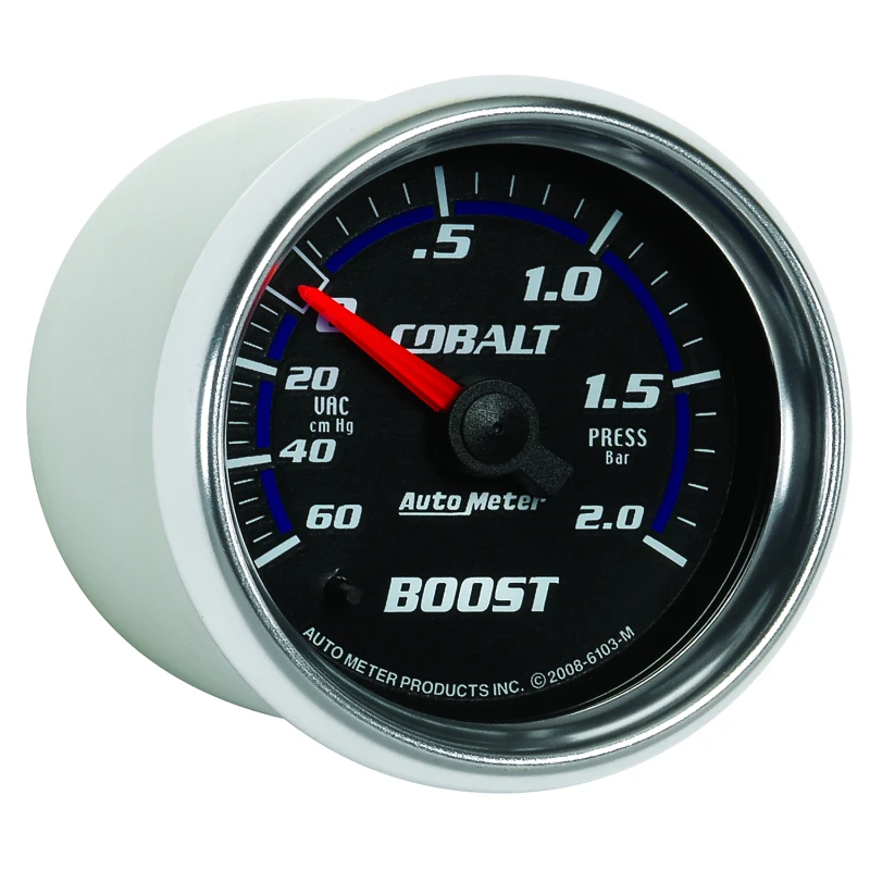 Autometer Cobalt 52mm 2 BAR Mechanical Boost Gauge