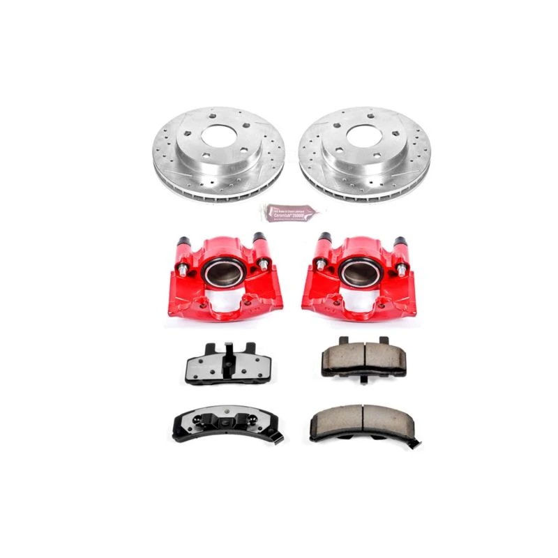 powerstop_KC2126-36-679454160bba2 Power Stop 94-99 Dodge Ram 1500 Front Z36 Truck & Tow Brake Kit w/Calipers