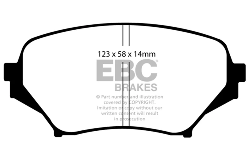 EBC 06-15 Mazda Miata MX5 2.0L Bluestuff Front Brake Pads