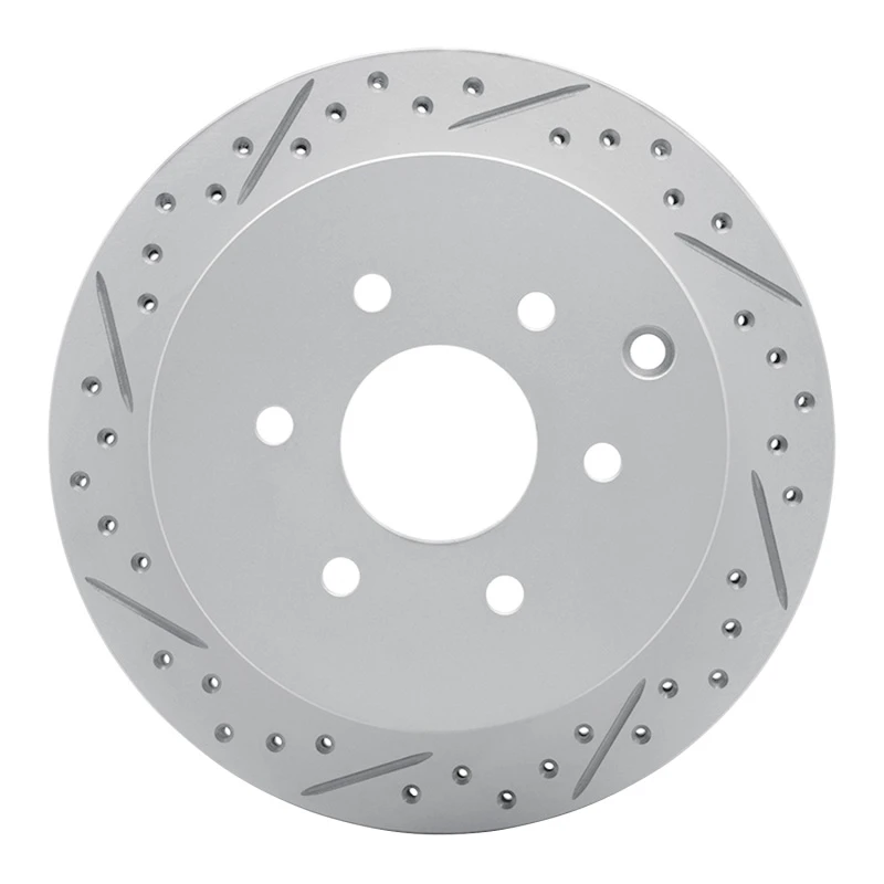DFC 05-25 Nissan XTerra Rear Left Drilled & Slotted Geoperformance Rotor