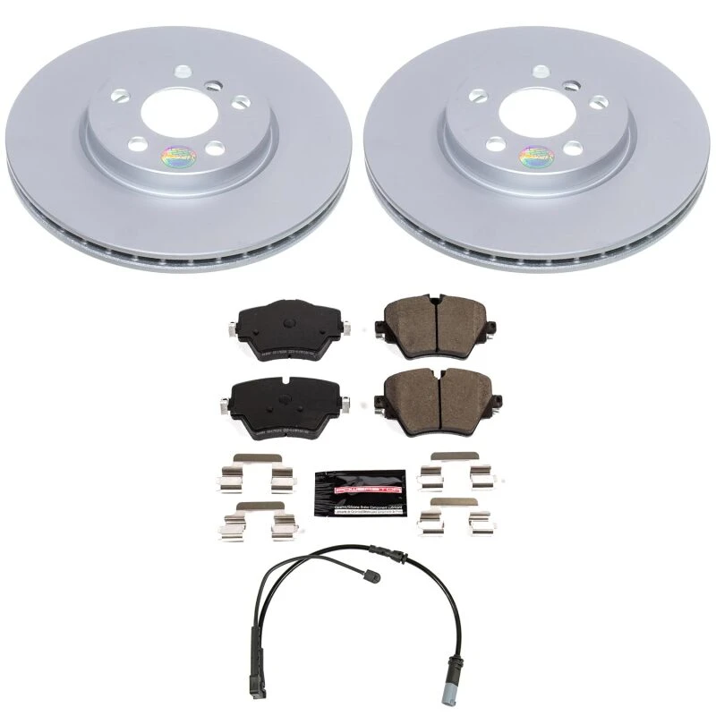 Power Stop 22-24 Mini Cooper Front Z23 Coated Brake Kit