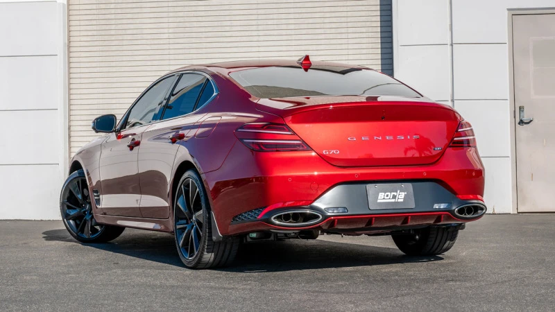 Borla Genesis G70 S-Type Cat Back Exhaust - Keine Endrohrtips