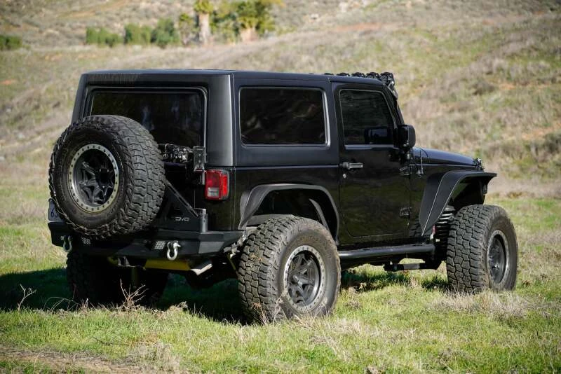 DV8 Offroad Ersatzreifenhalter für MTO Stoßstange für 2007–2018 Jeep Wrangler JK