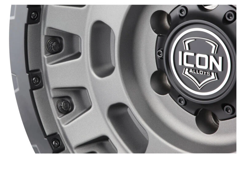 Icon Hammer Pro 17x8.5 / 6x135 / 25MM / 5in BS - Charcoal