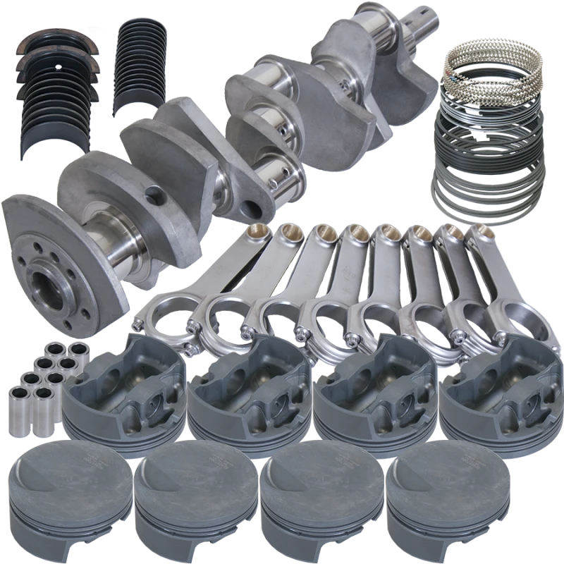 Eagle Chevy 502 Competition Rotating Assembly mit 4,250 Zoll Kurbelwelle und 6,385 Zoll H-Balken Pleuel