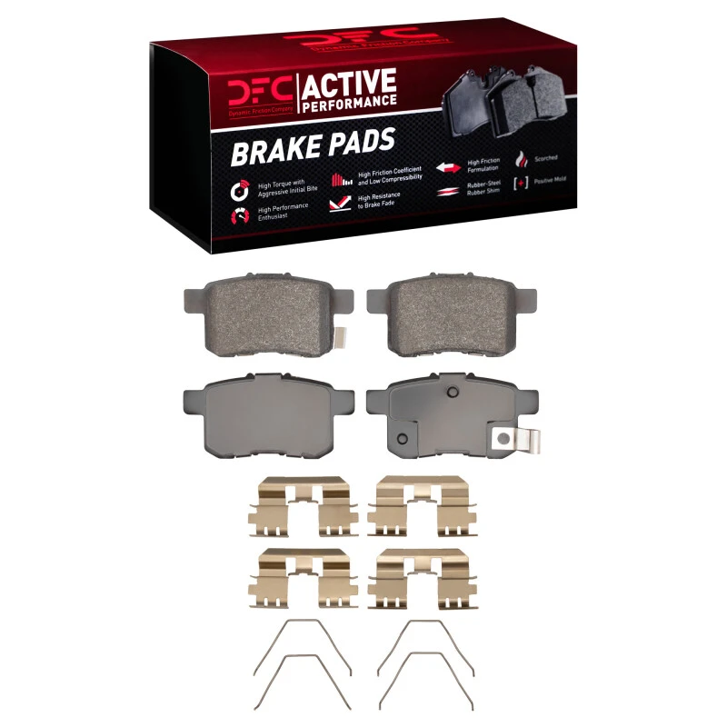 DFC 08-17 Acura TSX Rear Active Performance Pads and Hardware Kit