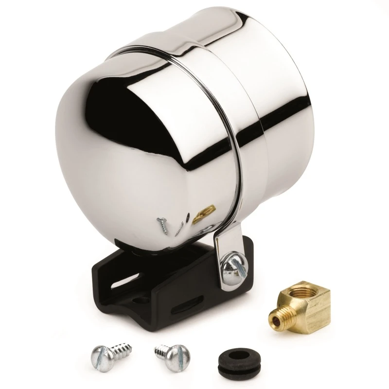 Autometer Schwarzes 2 5/8 Zoll Sockel-Montage für Gauge mit Chrom-Tasse