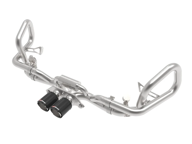 aFe 14-16 Porsche 911 GT3 991.1 H6 3.8L MACH Force-Xp 304 SS Kat-Auspuff-System mit Carbon-Spitzen