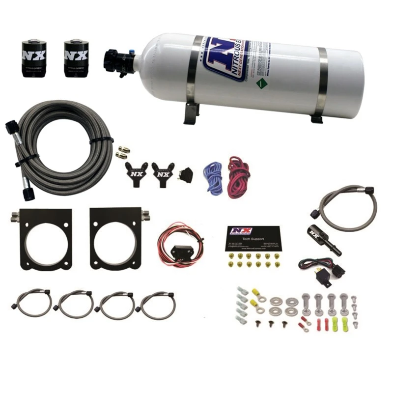 Nitrous Express 13-17 Dodge Viper (Gen-V) Nitrous-Plate-Kit (50-400PS) mit 15lb-Flasche