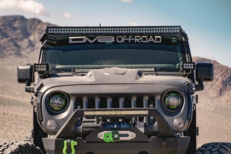 DV8 Offroad Heat Dispersion Motorhaube für 2007–2018 Jeep Wrangler JK