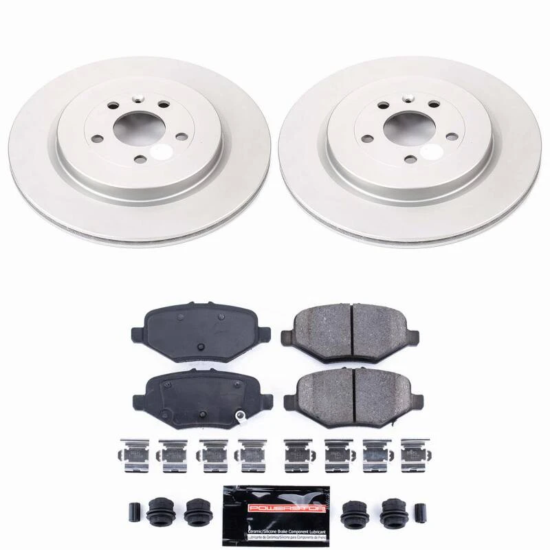 Power Stop 13-19 Ford Explorer Rear Z23 Coated Brake Kit