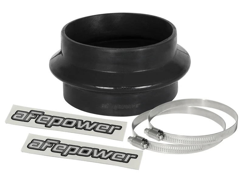 aFe Magnum FORCE Silicone Coupling Kit 4in ID x 2-1/2in L Straight Bellow-Coupler - Black
