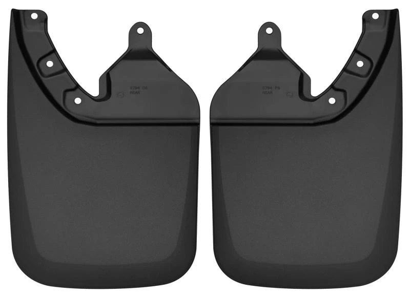 Husky Liners 2016 Toyota Tacoma w/ OE Fender Flares Custom Molded Rear Mud Guards - Black