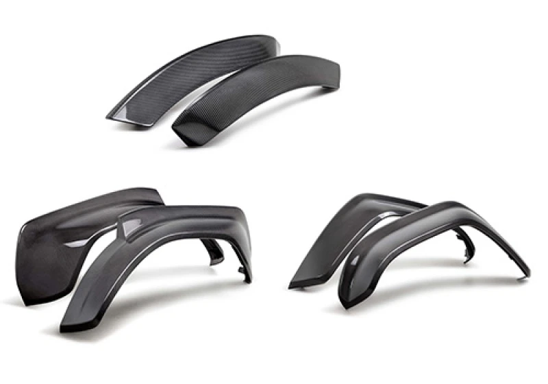 Ford Racing 22-24 Bronco Raptor Carbon-Faser-Kotflügel-Set - Hochglanz-Finish