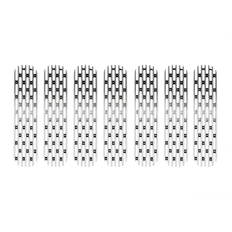 DV8 Offroad 2007-2018 Jeep JK Polished Grille Inserts