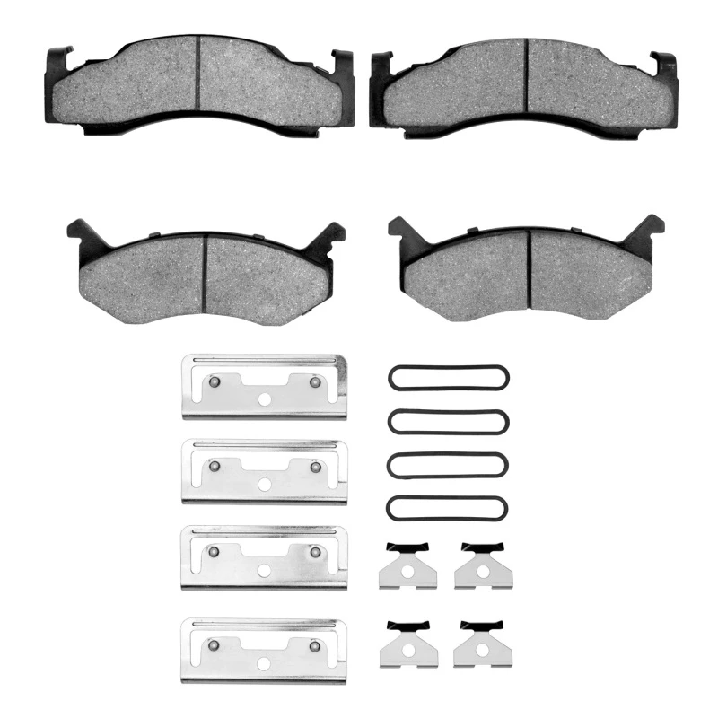 DFC 73-97 Chrysler Town & Country Front 5000 Advanced Semi Metallic Brake Pads and Hardware Kit