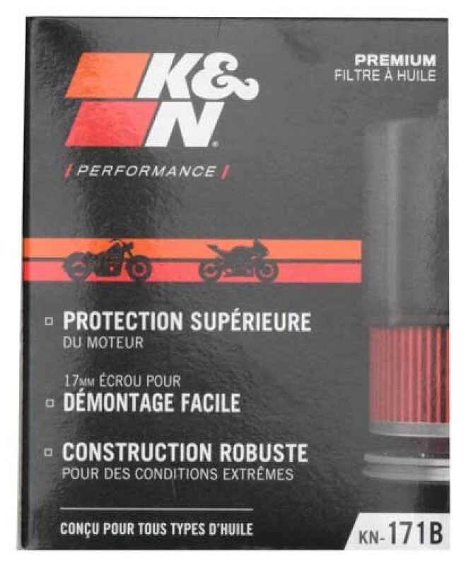 K&N Harley Davidson / Buell 3 Zoll OD x 4,063 Zoll H Schwarzes Ölfilter