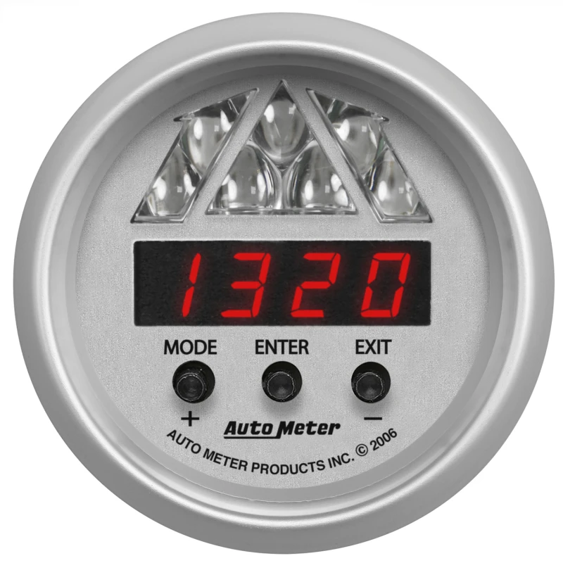 AutoMeter-Tachometer Digital RPM mit LED-Schaltlicht Ultra-Lite