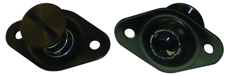 Moroso Schnellverschluss - Selbstauswerfend - 5/16 Zoll x 0,650 Zoll - Aluminium - Schwarz - 10er Pack