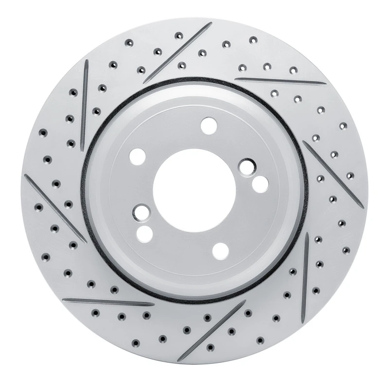 DFC 00-06 BMW M3 Rear Left Drilled & Slotted Geoperformance Rotor