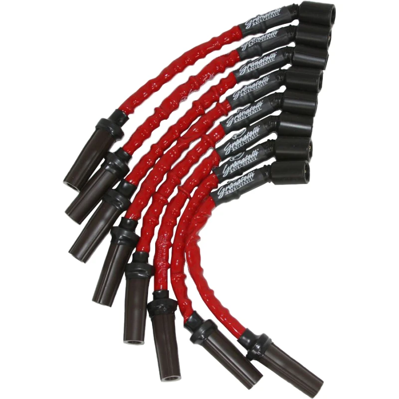 granatelli-motor-sports_28-1629HTR-67933fb33970b Granatelli 99-23 GM Truck/SUV V8 (Excl 8.1L) Hi-Perf Coil-Near-Plug Conn Kit w/9in Lead/Red Jacket
