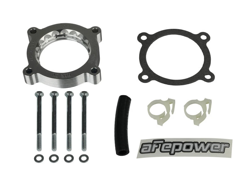 aFe 11-14 Ford Mustang/ 11-14 Ford F-150 V6 3.7L Silbernes Geschoss Drosselklappen Abstandshalter - Silber