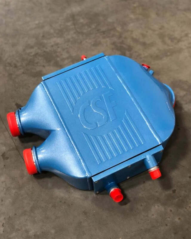 CSF 2014+ BMW M3/M4 (F8X) Top Mount Charge-Air-Cooler - Blue Jeans
