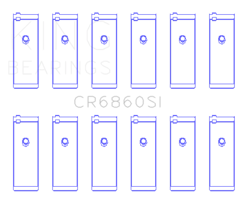 King Engine Bearings GM Vortec 254 Rod Bearings