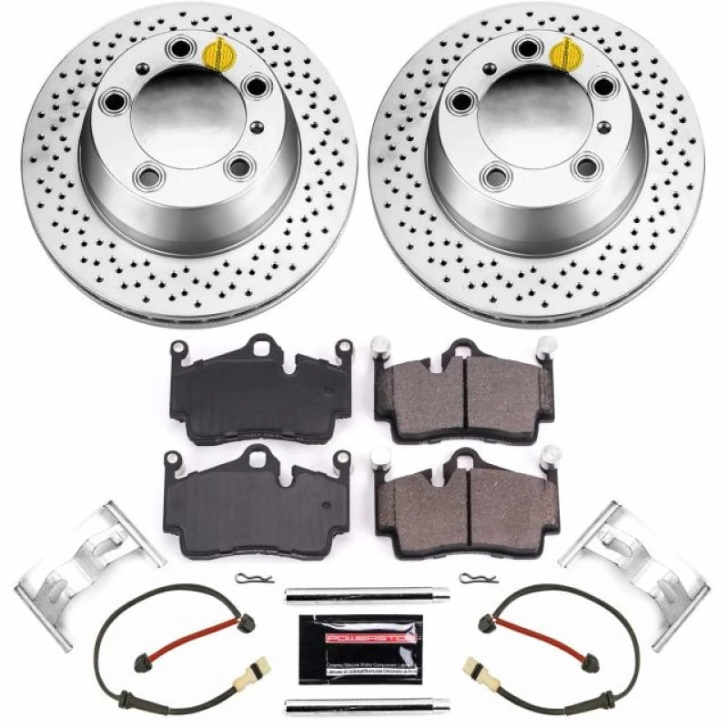 powerstop_CRK5633-67945e76e03ea Power Stop 05-12 Porsche Boxster Rear Z23 Evolution Sport Coated Brake Kit