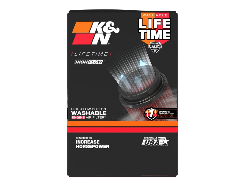 K&N BMW Ersatzluftfilter - 5,875 Zoll O/S L x 3,5 Zoll O/S W x 1,25 Zoll H