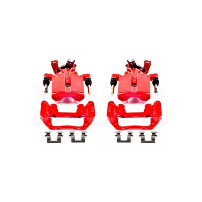 Power Stop 05-08 Chevrolet Cobalt Rear Red Calipers w/Brackets - Pair