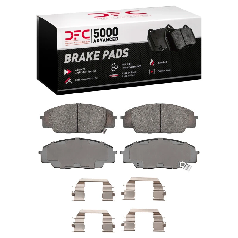 DFC 06-11 Honda Civic Sedan Front 5000 Advanced Ceramic Brake Pads and Hardware Kit