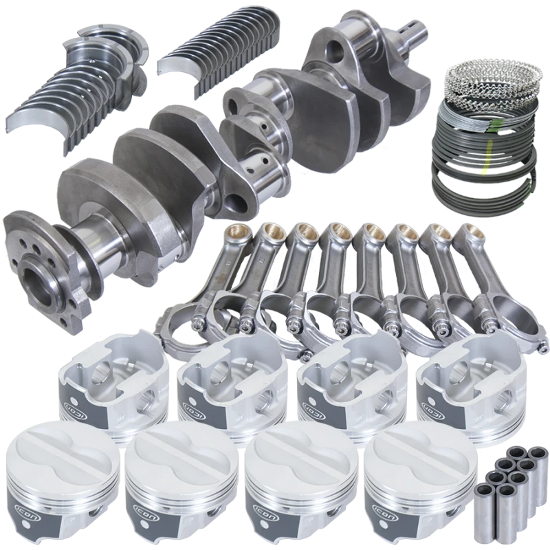 Eagle Rotierende Baugruppe Chevy 350 mit 3,750in internem Auswuchtkurbelwelle und 5,700in I-Träger Pleuel