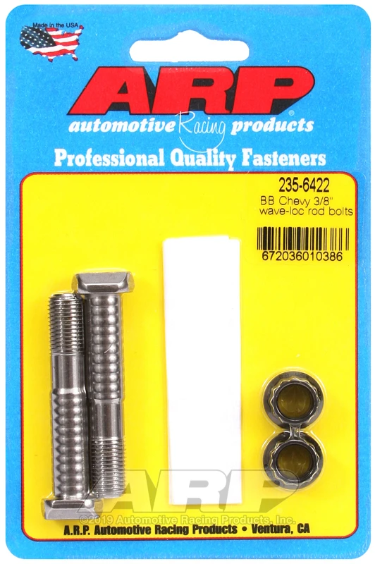 ARP BB Chevy 3/8in Pro Wave-Loc Rod Bolt Kit 2-Pack