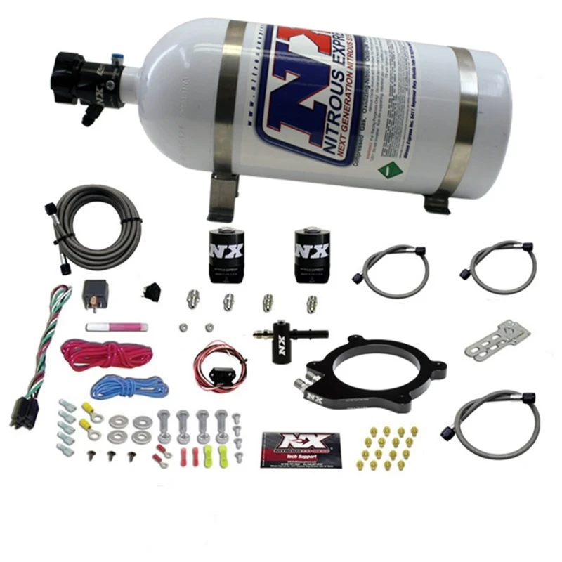 Nitrous Express Chevrolet Corvette/Camaro LT4 Supercharged 6.2L Nitrous-Plattensystem mit 10lb-Flasche