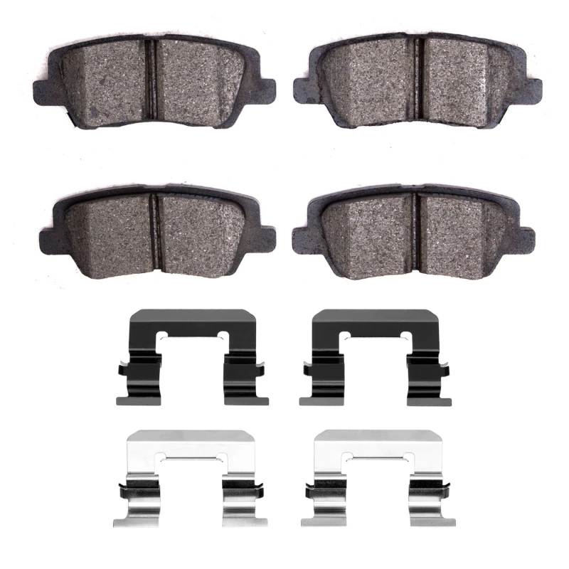 DFC 13-19 Cadillac ATS Rear 5000 Advanced Low Metallic Brake Pads and Hardware Kit