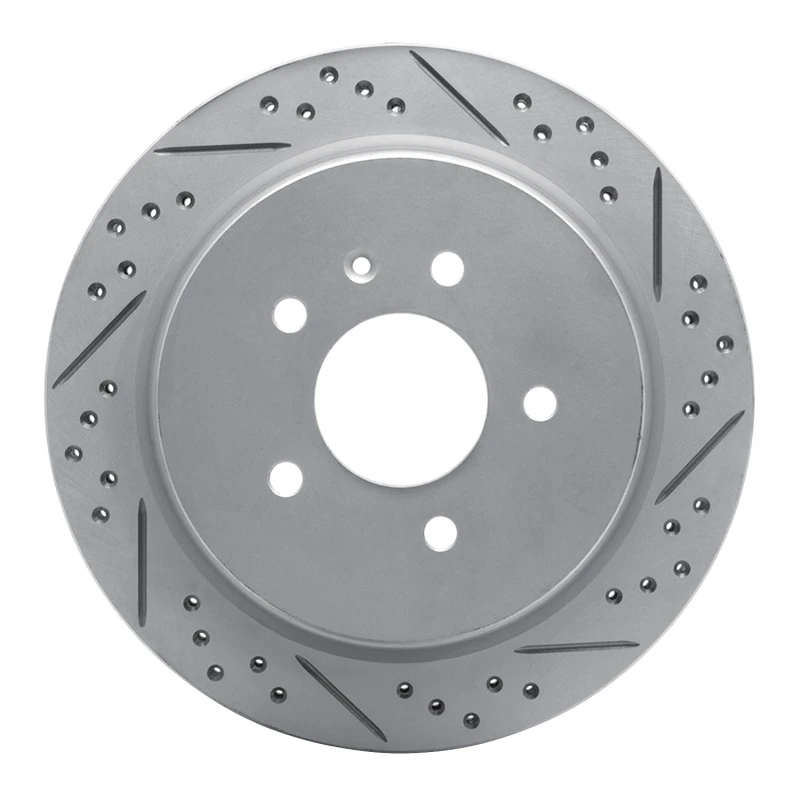 DFC 03-11 Cadillac Sts Rear Right Drilled & Slotted Geoperformance Rotor