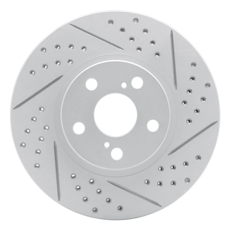 DFC 00-10 Pontiac Vibe Front Right Drilled & Slotted Geoperformance Rotor