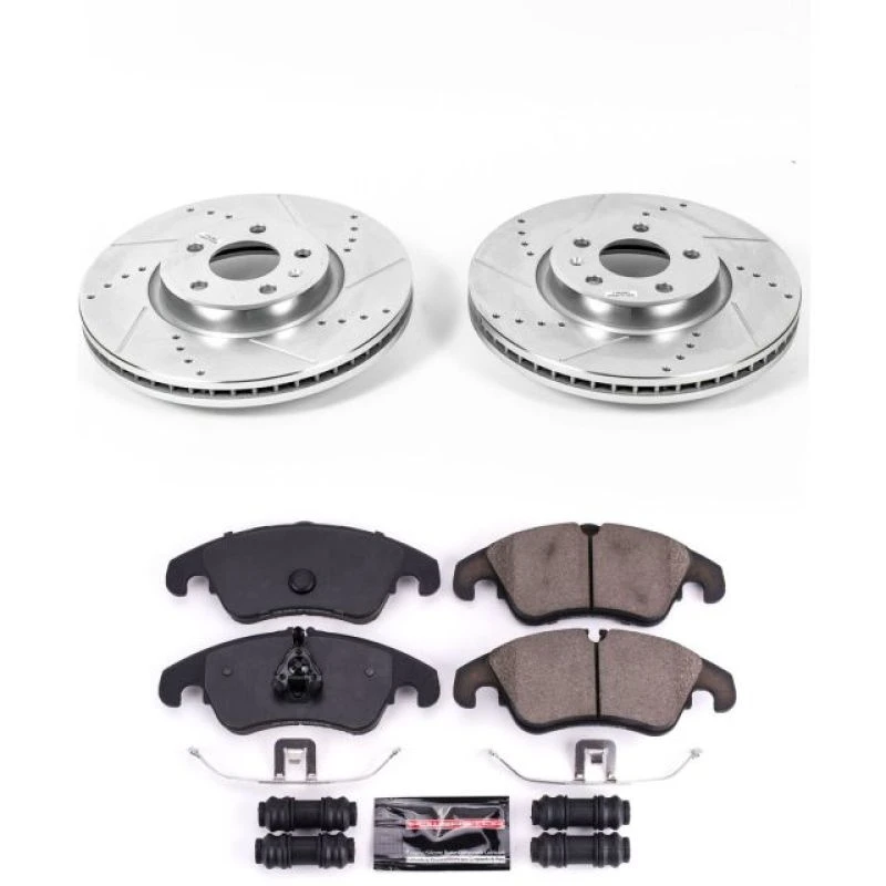 powerstop_K6133-6794585d3f9ee Power Stop 12-16 Audi A4 Front Z23 Evolution Sport Brake Kit