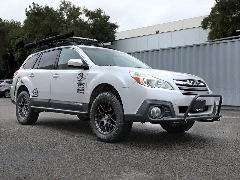 aFe POWER 10-14 Subaru Outback H4 2.5L / H6 3.6L Terra Guard Stoßstange vorne - Schwarz