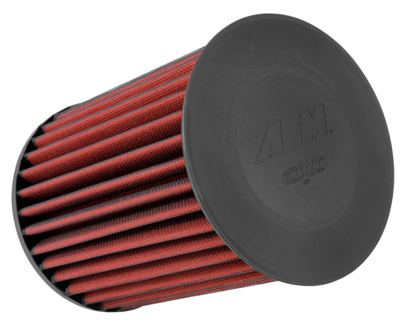 AEM DryFlow Luftfilter - Rund 2,75 Zoll ID x 6,25 Zoll OD x 8,25 Zoll H passt für 2007-2014 Ford/Volvo