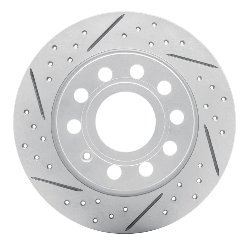 DFC 10-19 Audi A3 Rear Left Drilled & Slotted Geoperformance Rotor