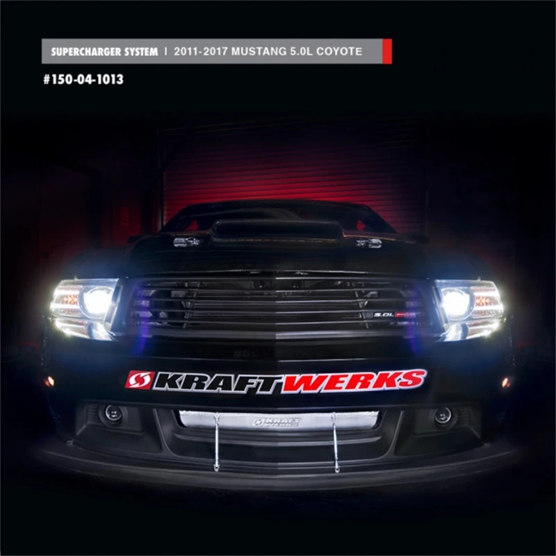KraftWerks 11-14 Ford Mustang 5.0L Coyote Kompressor-System ohne Tuning
