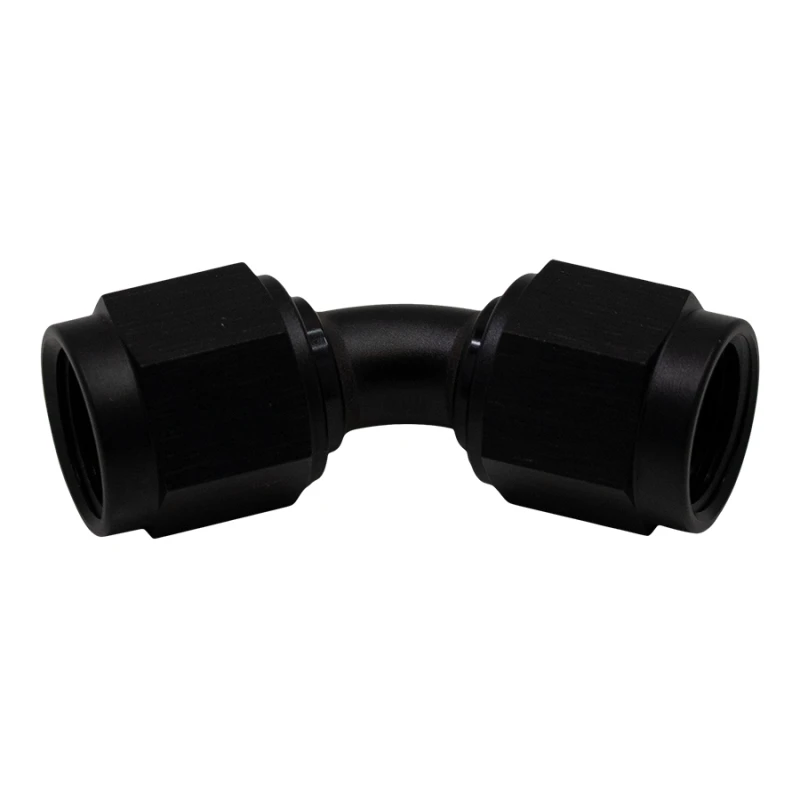 DeatschWerks 6AN Flare Female Swivel 45-Degree to 6AN Flare Female Swivel - Anodized Matte Black