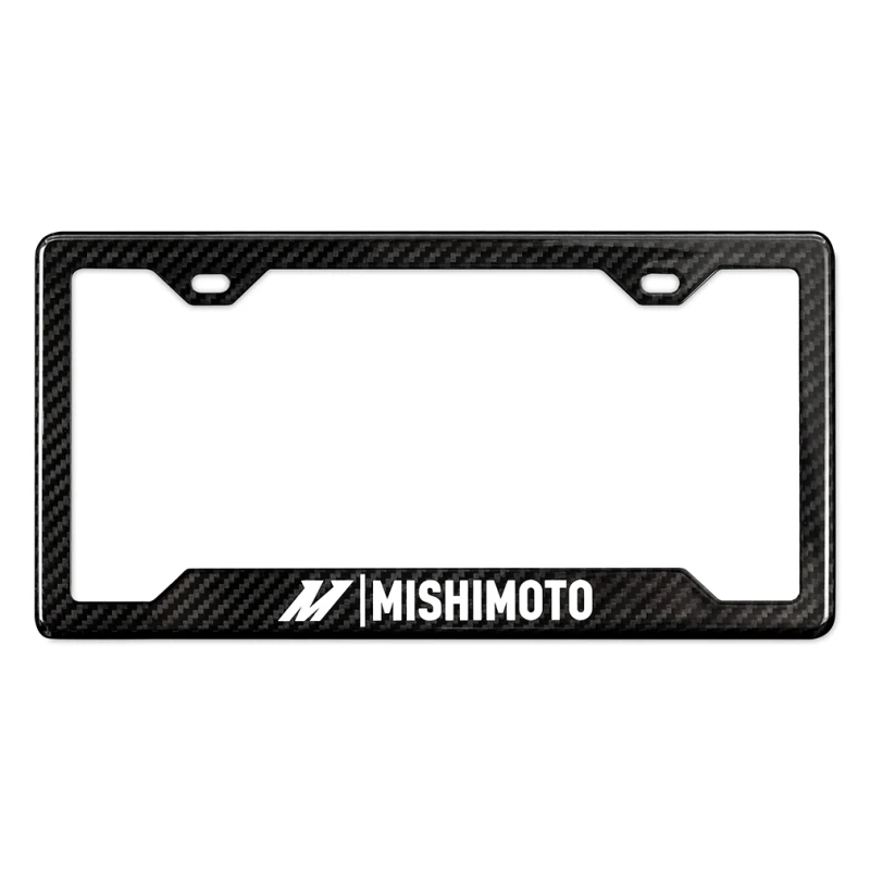 Mishimoto Carbon Fiber Kennzeichenschild Rahmen - Hochglanz
