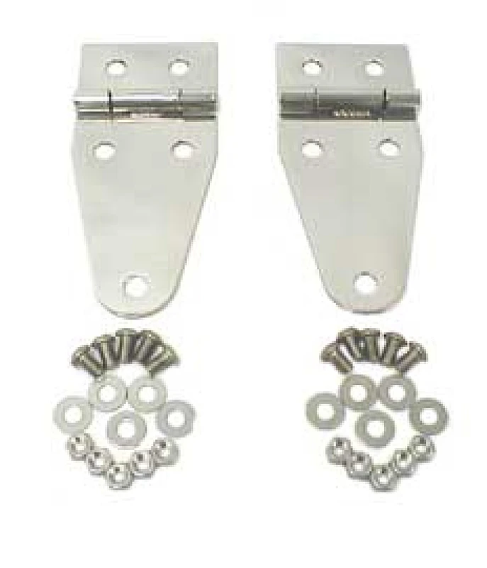 Rugged Ridge 76-95 Jeep CJ / Jeep Wrangler Edelstahl-Haube-Scharniere