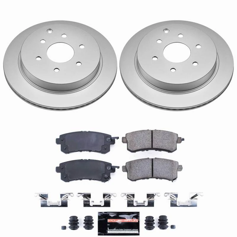 Power Stop 11-13 Infiniti QX56 Rear Z23 Coated Brake Kit