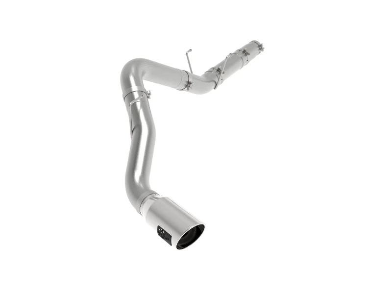 aFe LARGE BORE HD 5 Zoll 409-SS DPF-Back Auspuff mit polierter Spitze 19-20 Ram Diesel Trucks L6-6.7L (td)